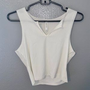 Lulus Basic White Ribbed Tank